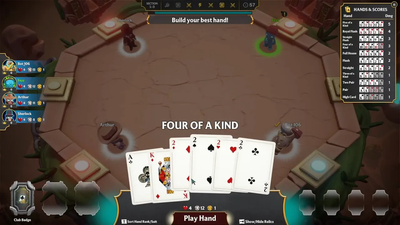 Building the strongest hand you can from what the auction gave you